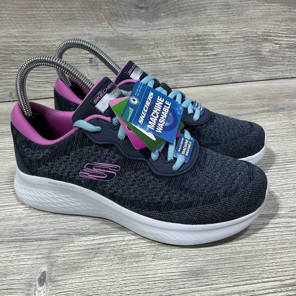 Skechers Sneakers Skech-Lite Air-Cooled Memory Foam Women's Size 6 Gray Purple